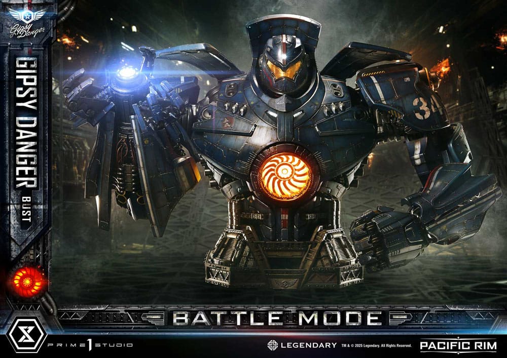 Pacific Rim Life Size Bust 1/1 Gipsy Danger Battle Mode 75 cm P054134