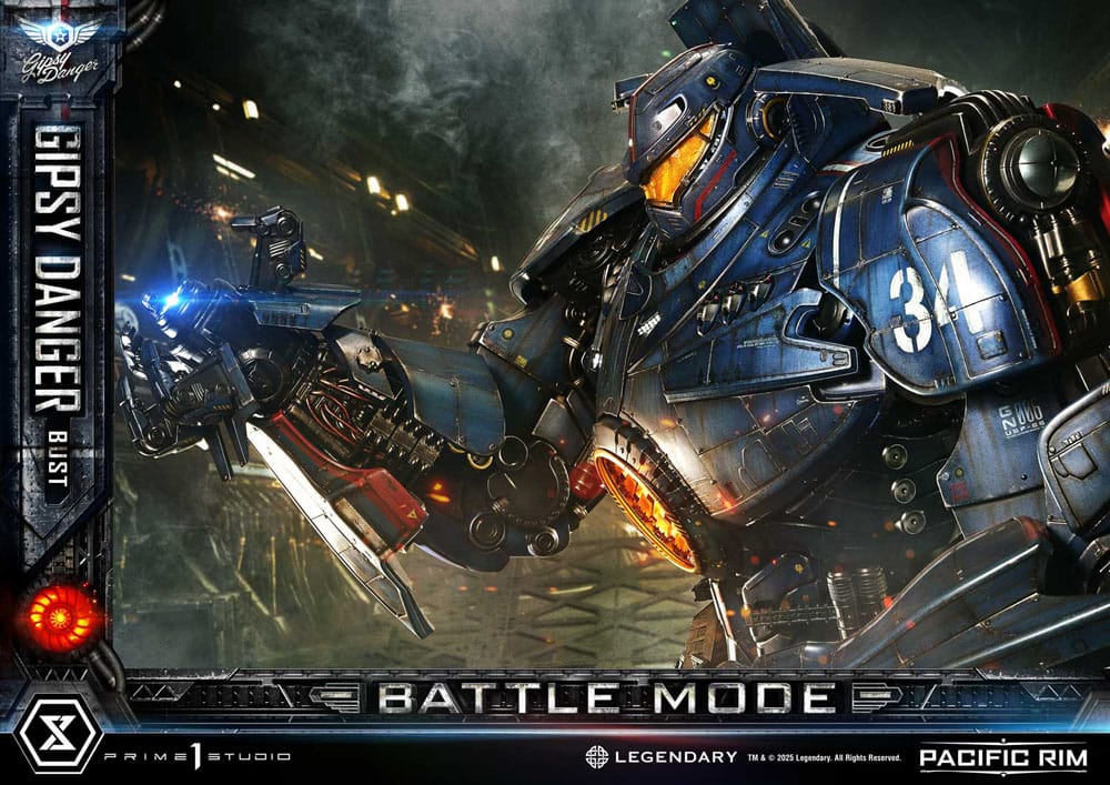 Pacific Rim Life Size Bust 1/1 Gipsy Danger Battle Mode 75 cm P054134