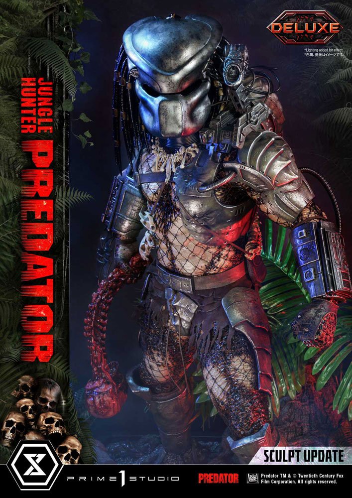 Predator Museum Masterline Statue 1/3 Jungle Hunter Predator Deluxe Bonus Version 90 cm P054167