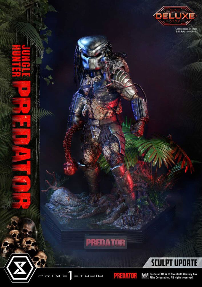 Predator Museum Masterline Statue 1/3 Jungle Hunter Predator Deluxe Bonus Version 90 cm P054167
