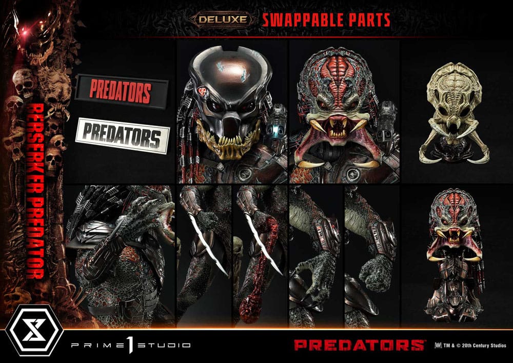 Predators Statue Berserker Predator Deluxe Version 100 cm P067458