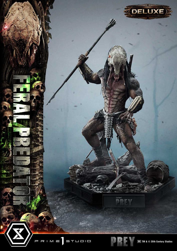 Prey (Movie) Museum Masterline Series Statue 1/3 Feral Predator Deluxe Version 89 cm P054177