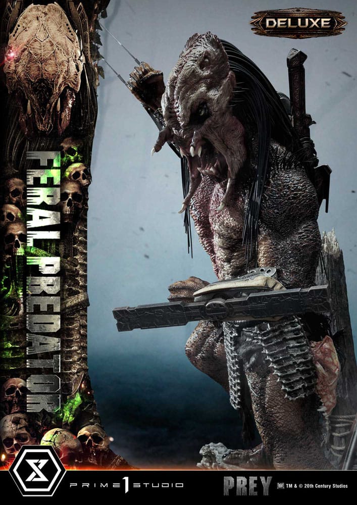 Prey (Movie) Museum Masterline Series Statue 1/3 Feral Predator Deluxe Version 89 cm P054177