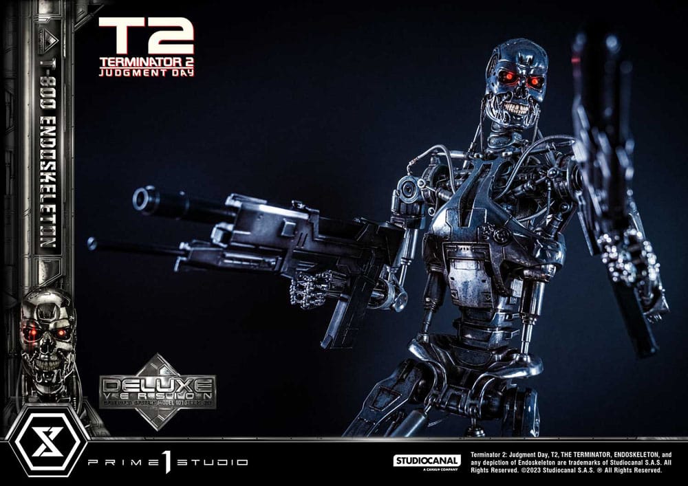 Terminator 2 Museum Masterline Series Statue 1/3 Judgment Day T800 Endoskeleton Deluxe Version 74 cm P054180