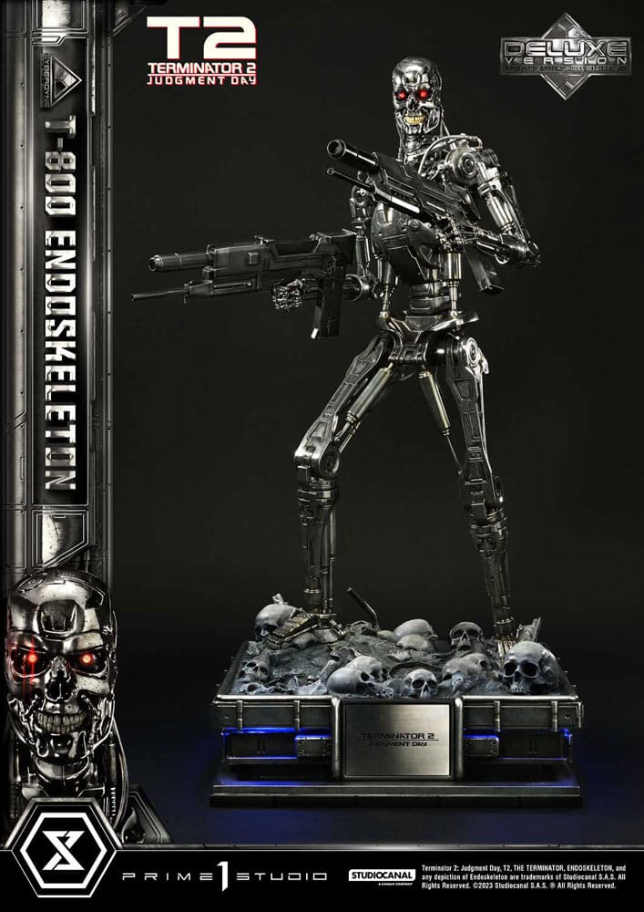 Terminator 2 Museum Masterline Series Statue 1/3 Judgment Day T800 Endoskeleton Deluxe Bonus Version 74 cm P054181