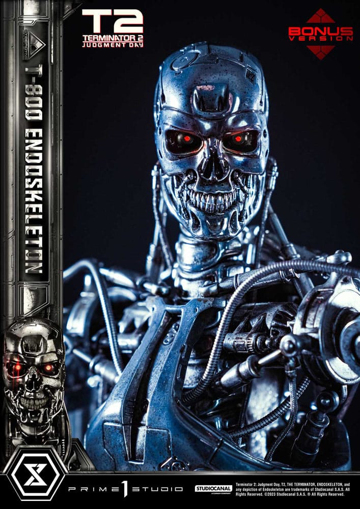 Terminator 2 Museum Masterline Series Statue 1/3 Judgment Day T800 Endoskeleton Deluxe Bonus Version 74 cm P054181