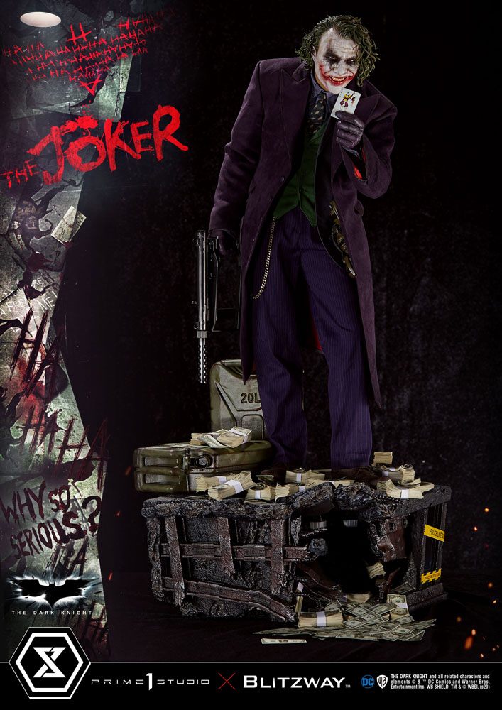 The Dark Knight Statue 1/3 The Joker Bonus Version 72 cm P054183