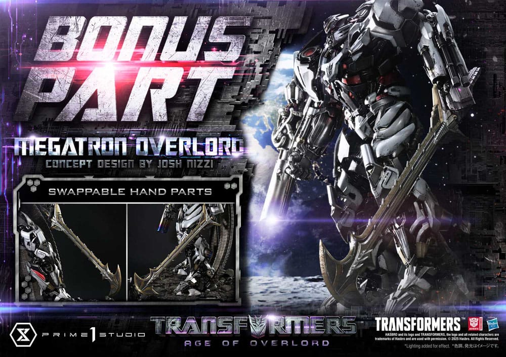 Transformers Generations I Museum Masterline Statue Megatron Overlord (Design by Josh Nizzi) Bonus Version 89 cm P054197