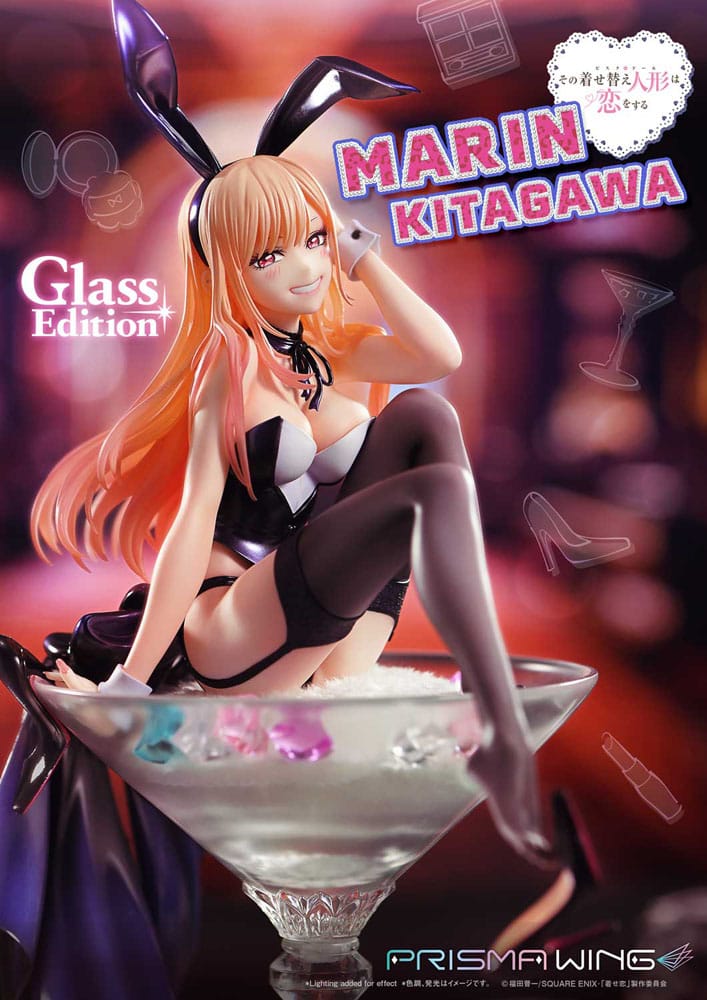 My Dress-Up Darling Prisma Wing PVC Statue 1/7 Marin Kitagawa Glass Edition 29 cm P054298