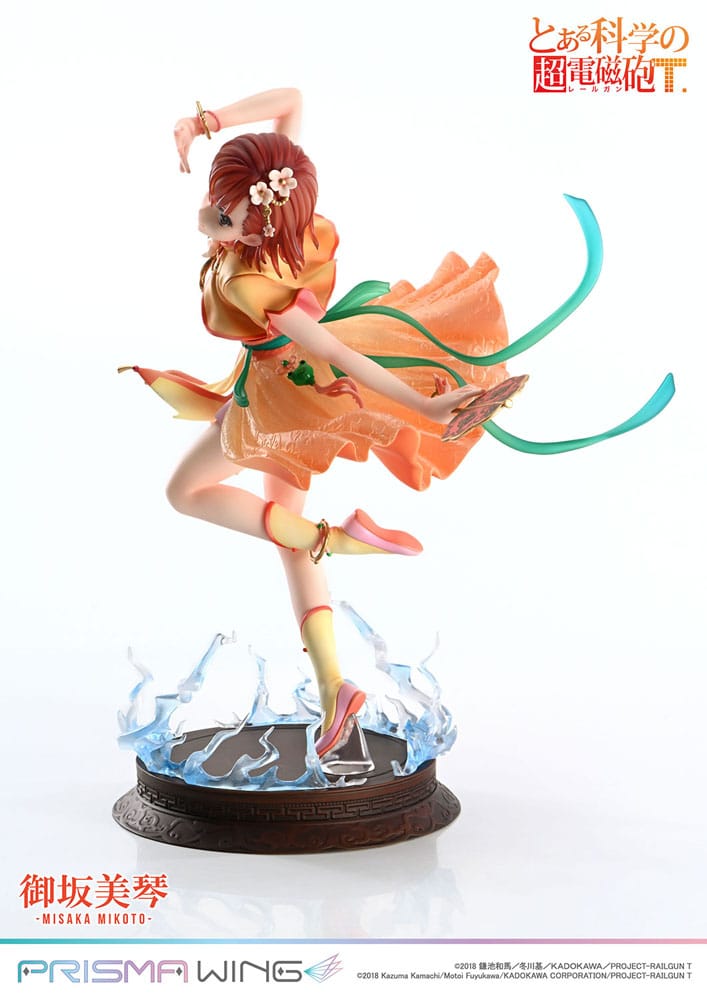 To Aru Kagaku no Railgun Prisma Wing PVC Statue 1/7 Misaka Mikoto 22 cm P054309