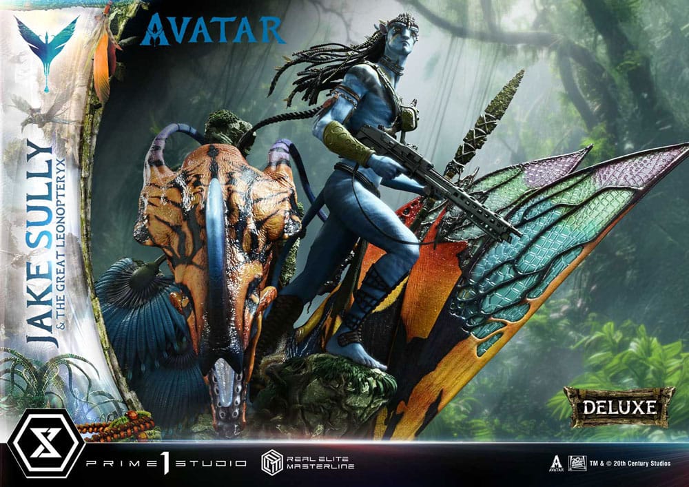 Avatar (Film) Real Elite Masterline Series Statue 1/4 Jake Sully & The Great Leonopteryx Deluxe Ver. 87 cm P067120