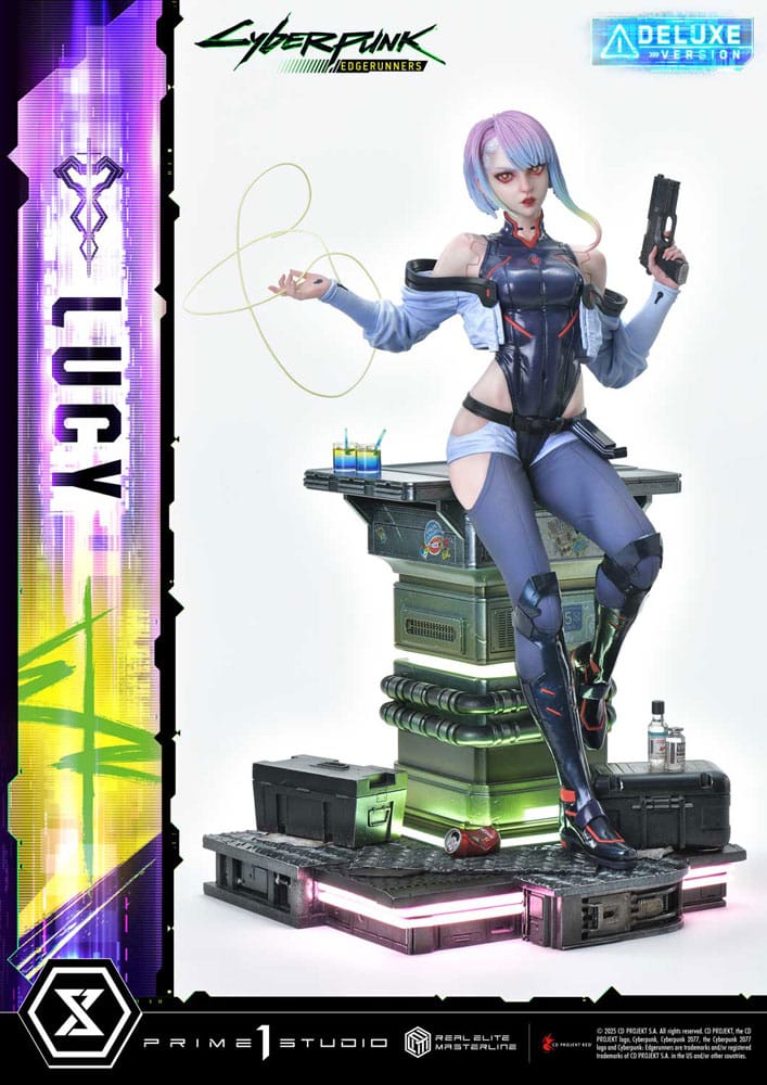 Cyberpunk: Edgerunners Real Elite Masterline Series Statue 1/4 Lucy Deluxe Version 50 cm P054332