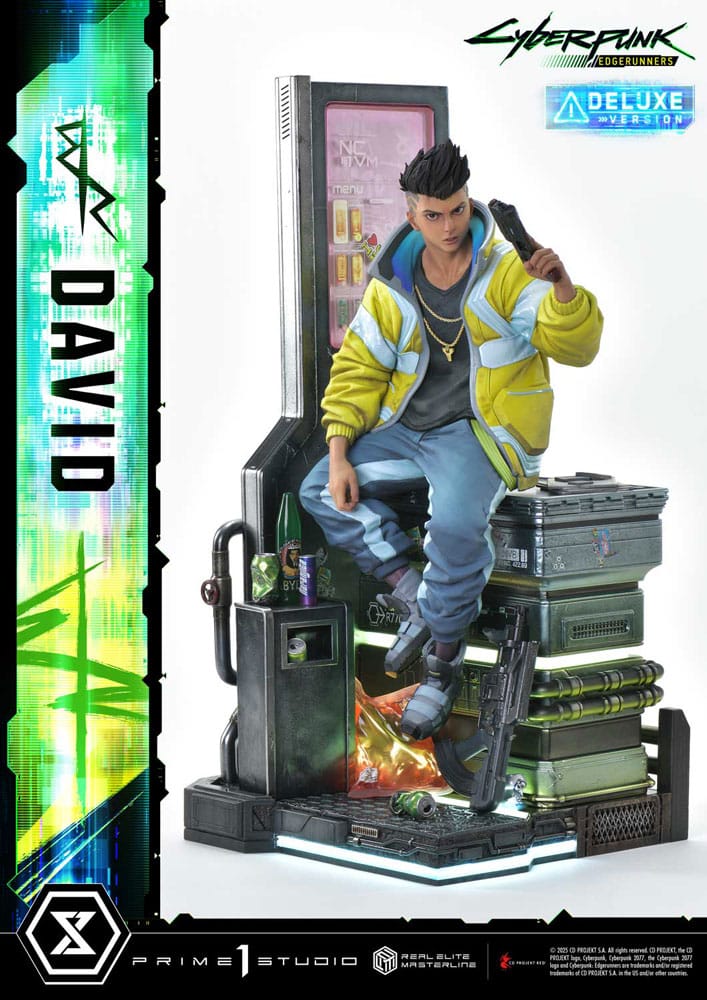 Cyberpunk: Edgerunners Real Elite Masterline Series Statue 1/4 David Bonus Version 58 cm P054335