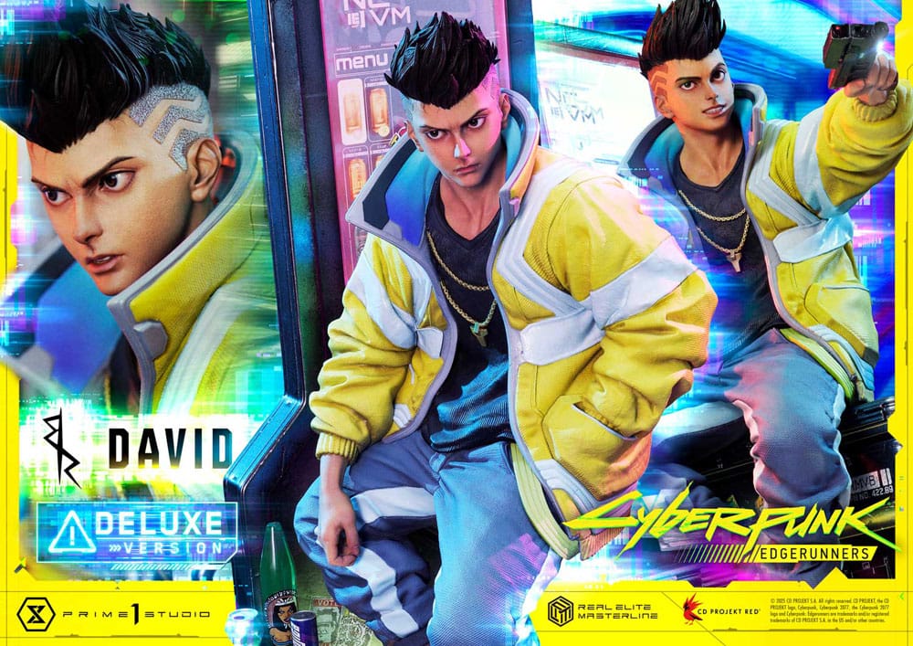 Cyberpunk: Edgerunners Real Elite Masterline Series Statue 1/4 David Bonus Version 58 cm P054335
