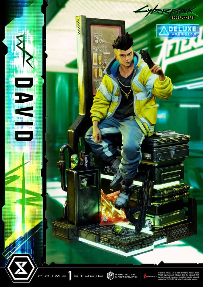 Cyberpunk: Edgerunners Real Elite Masterline Series Statue 1/4 David Bonus Version 58 cm P054335