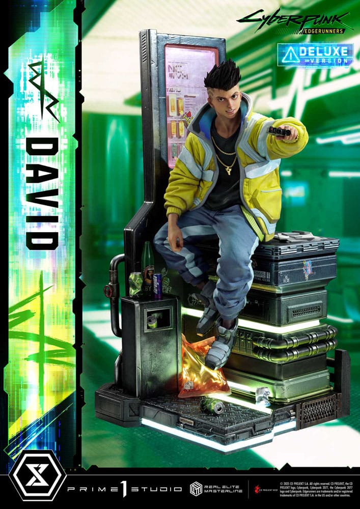 Cyberpunk: Edgerunners Real Elite Masterline Series Statue 1/4 David Bonus Version 58 cm P054335