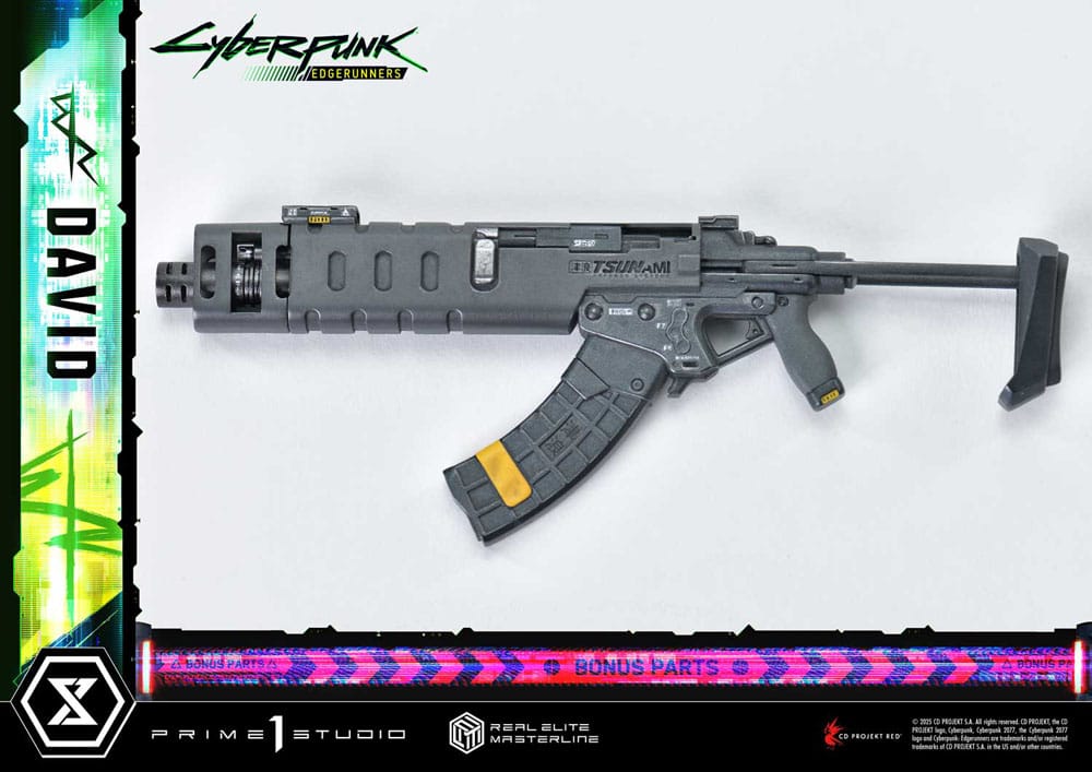 Cyberpunk: Edgerunners Real Elite Masterline Series Statue 1/4 David Deluxe Bonus Version 58 cm P054336