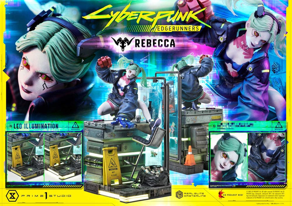 Cyberpunk: Edgerunners Real Elite Masterline Series Statue 1/4 Rebecca 54 cm P054337