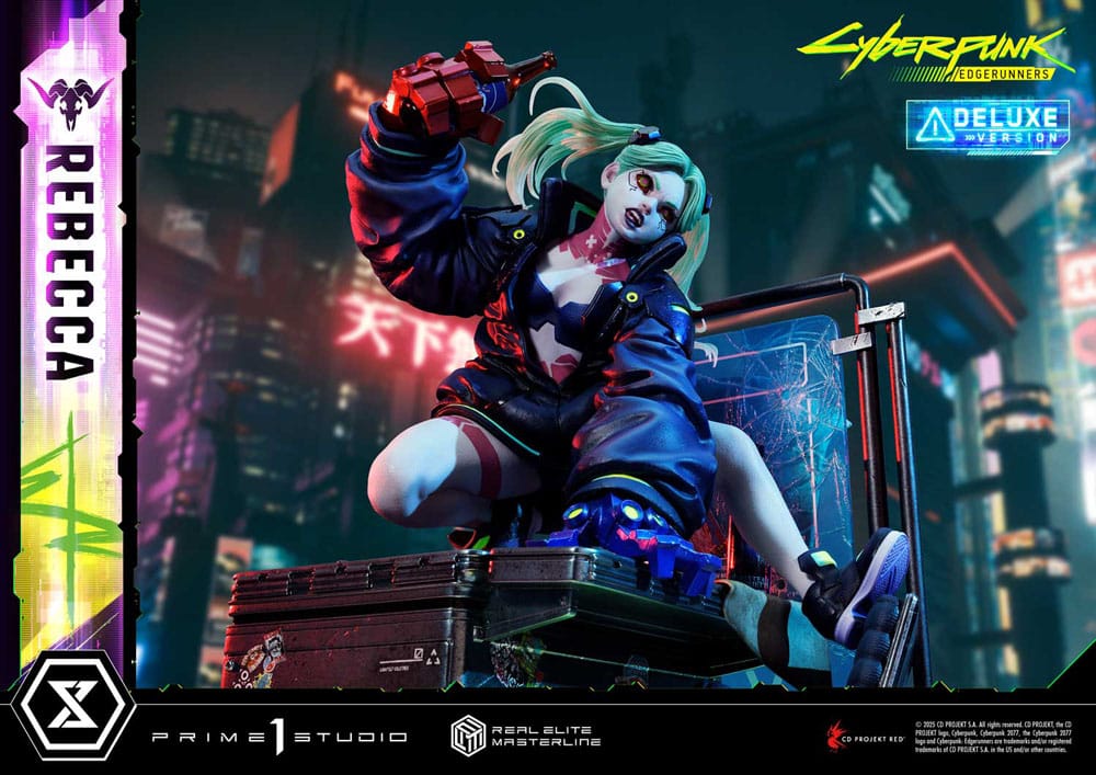 Cyberpunk: Edgerunners Real Elite Masterline Series Statue 1/4 Rebecca Deluxe Version 54 cm P054338