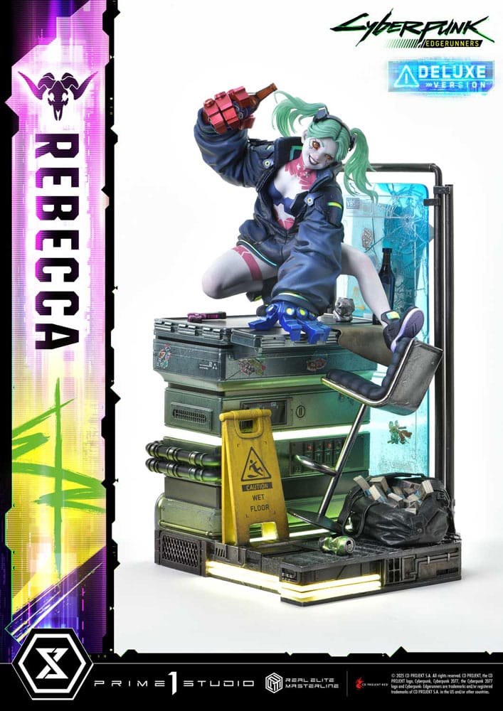 Cyberpunk: Edgerunners Real Elite Masterline Series Statue 1/4 Rebecca Deluxe Bonus Version 54 cm P054339