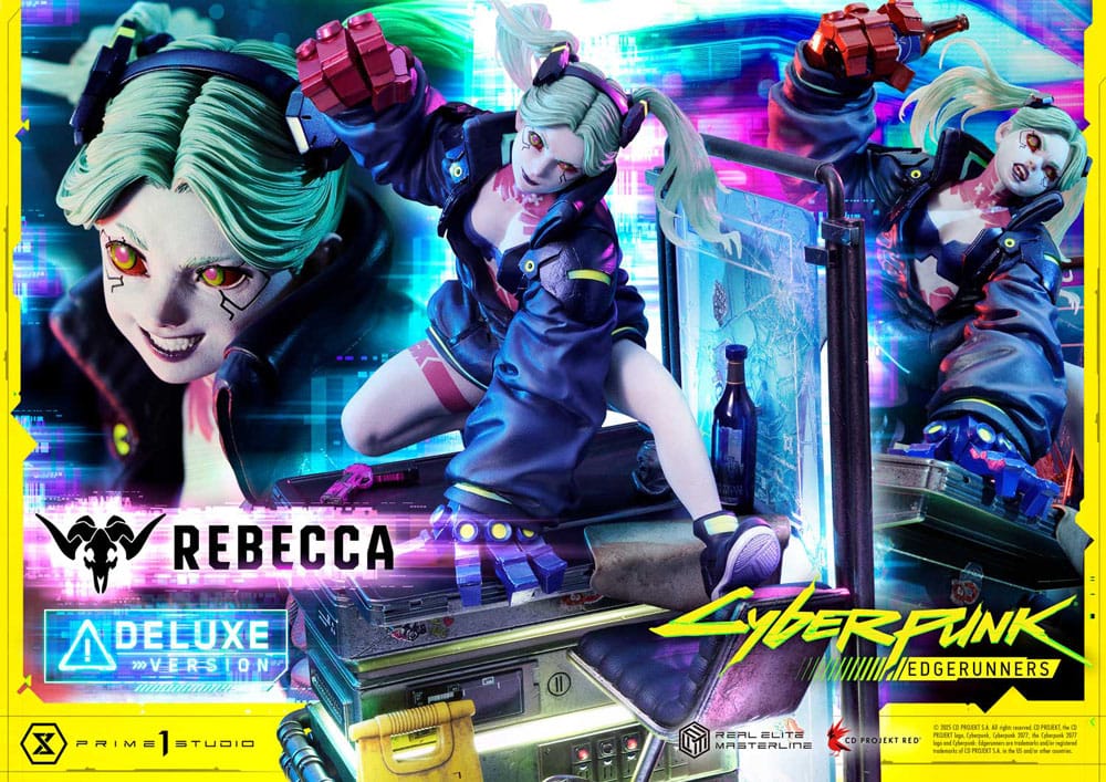 Cyberpunk: Edgerunners Real Elite Masterline Series Statue 1/4 Rebecca Deluxe Bonus Version 54 cm P054339