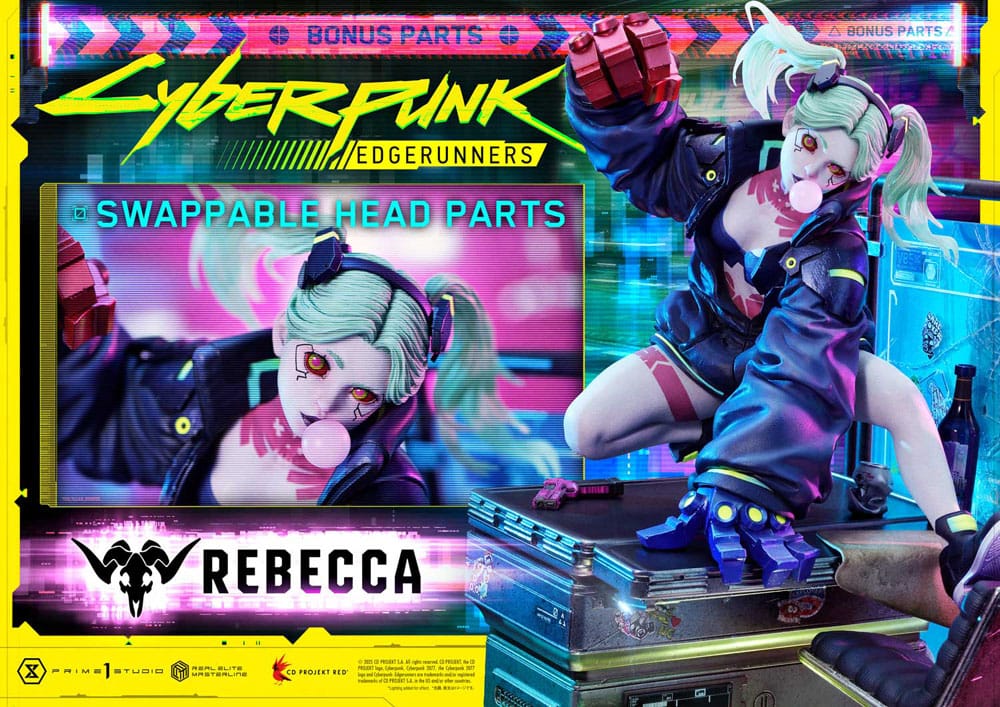 Cyberpunk: Edgerunners Real Elite Masterline Series Statue 1/4 Rebecca Deluxe Bonus Version 54 cm P054339