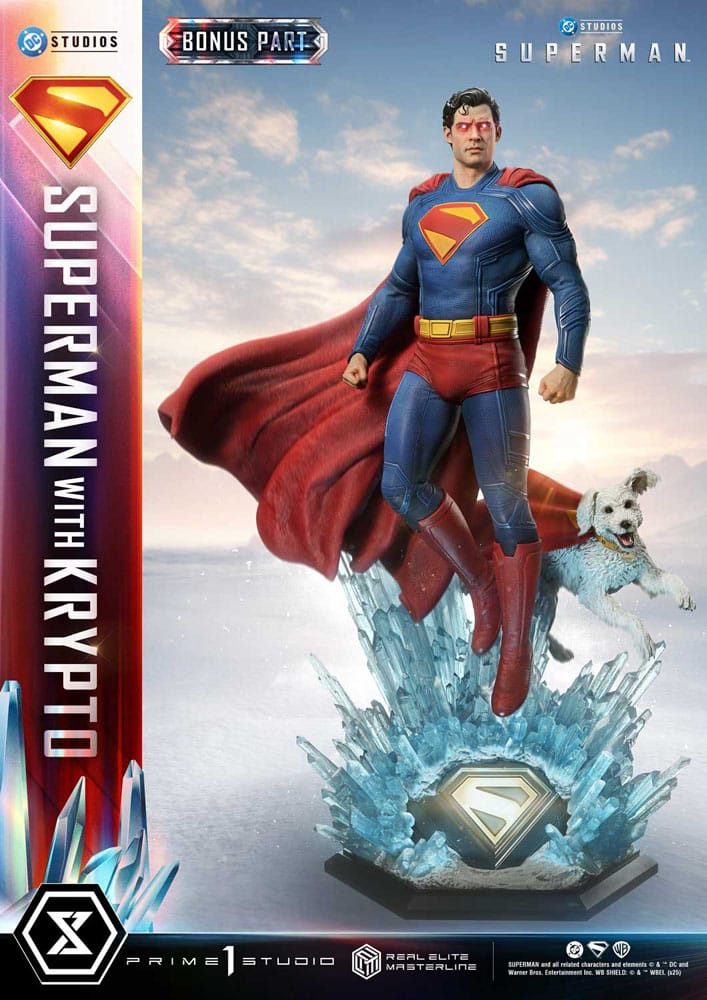 Superman (2025) Real Elite Masterline Series Statue 1/3 Superman with Krypto Bonus Version 95 cm P068269