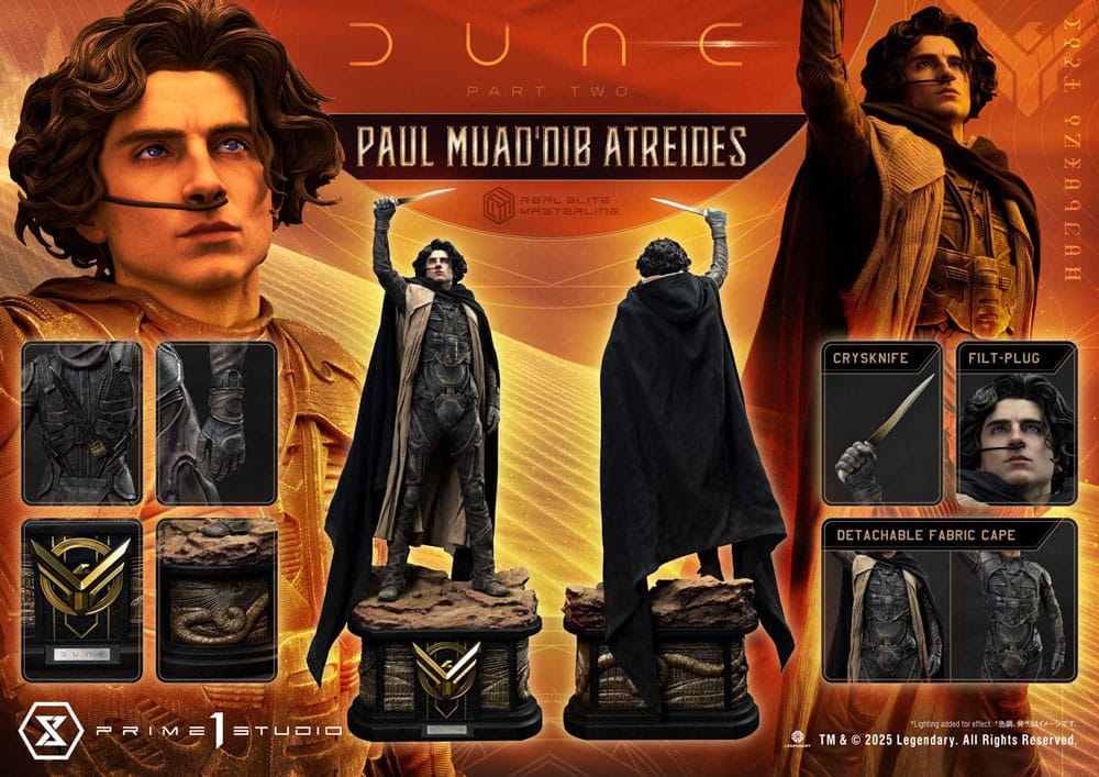 Dune: Part Two Real Elite Masterline Series Statue 1/3 Paul Atreides 90 cm P054347