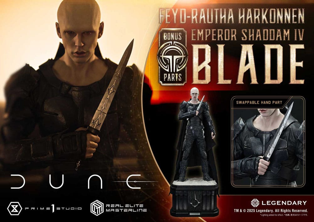 Dune: Part Two Real Elite Masterline Series Statue 1/3 Feyd-Rautha Harkonnen Ultimate Bonus Version 83 cm P054352