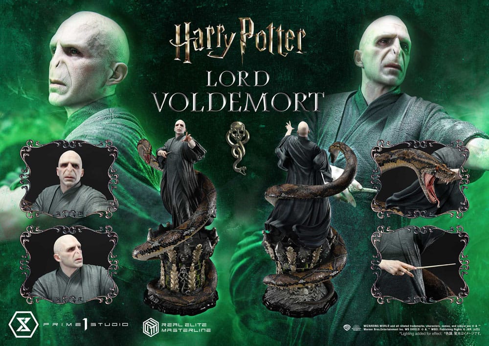 Harry Potter Real Elite Masterline Series Statue 1/4 Lord Voldemort Bonus Version 83 cm P054356