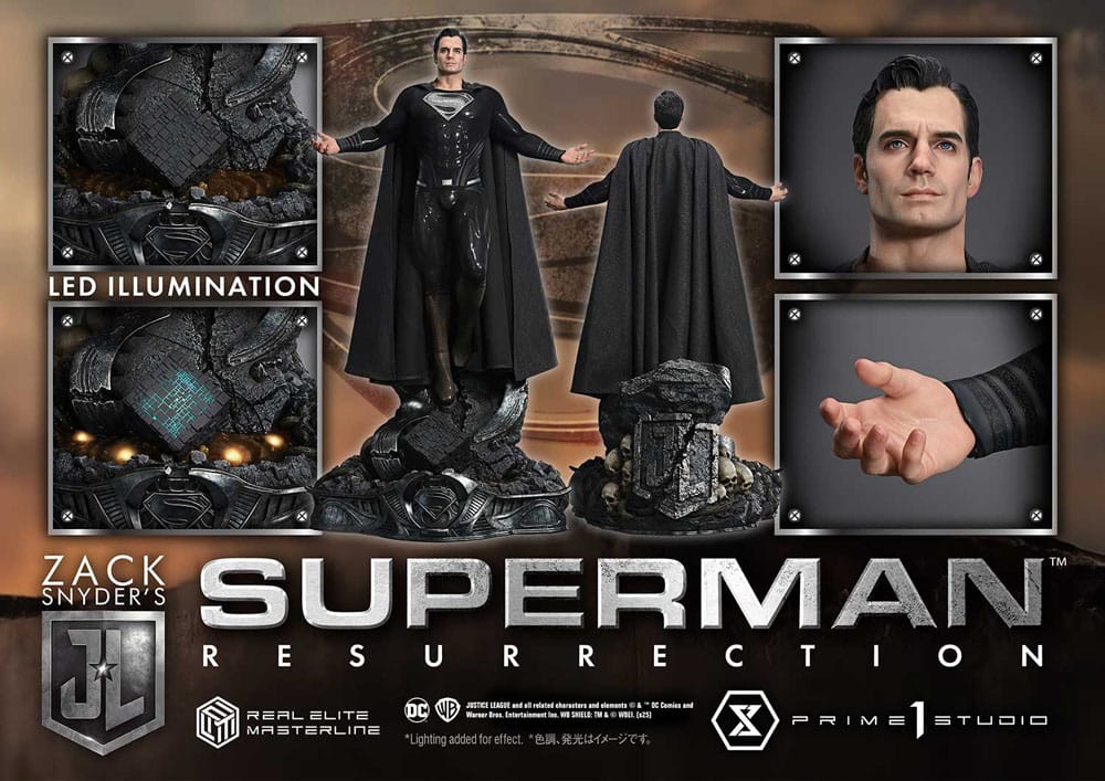 Zack Snyder's Justice League Real Elite Masterline Series Statue 1/3 Superman Resurrection Deluxe Ver. 95 cm P054358