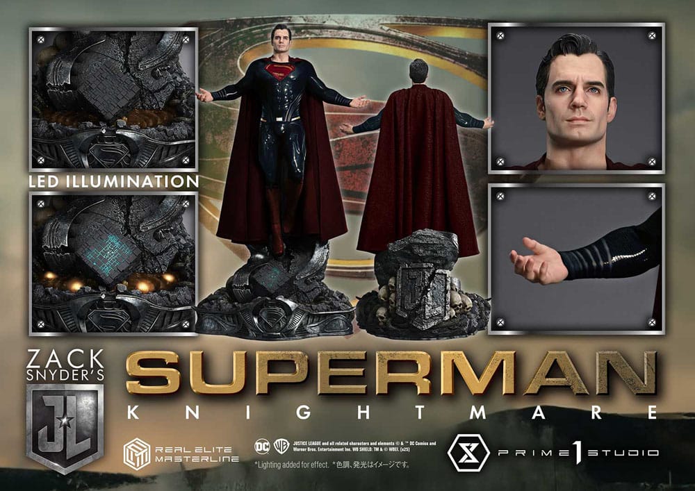 Zack Snyder's Justice League Real Elite Masterline Series Statue 1/3 Superman Knightmare Color Edition 95 cm P054361