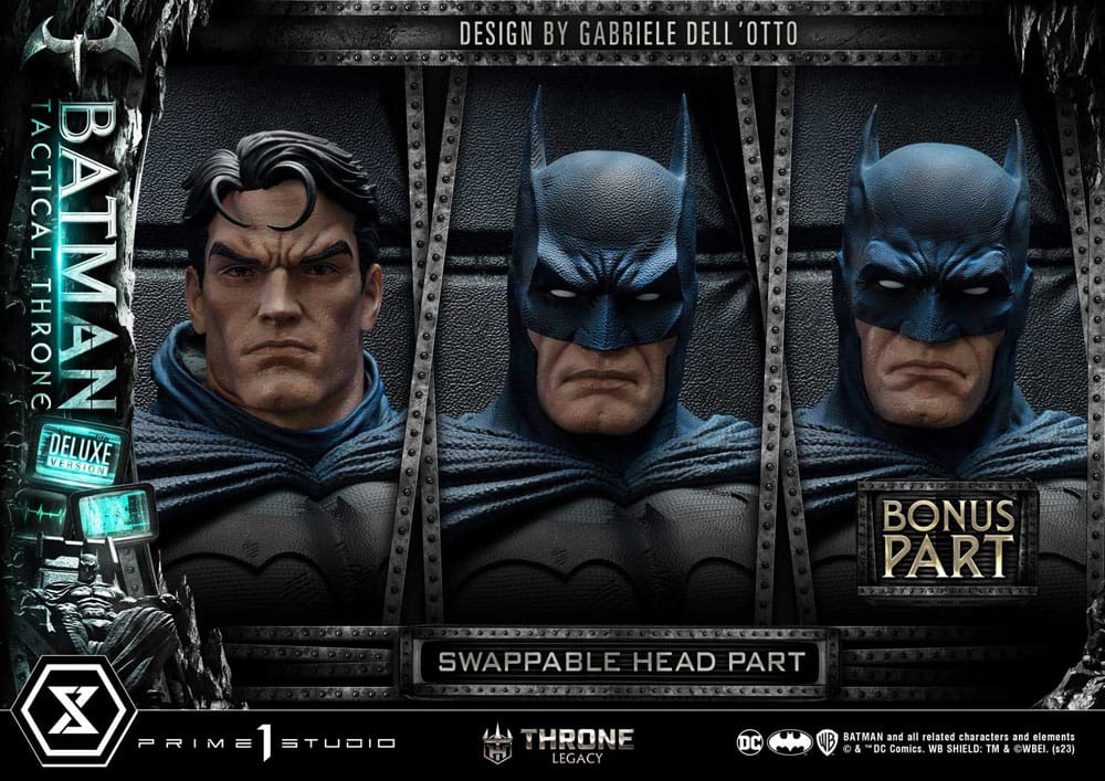 DC Comics Throne Legacy Collection Statue 1/3 Batman Tactical Throne Deluxe Bonus Version 57 cm P054370