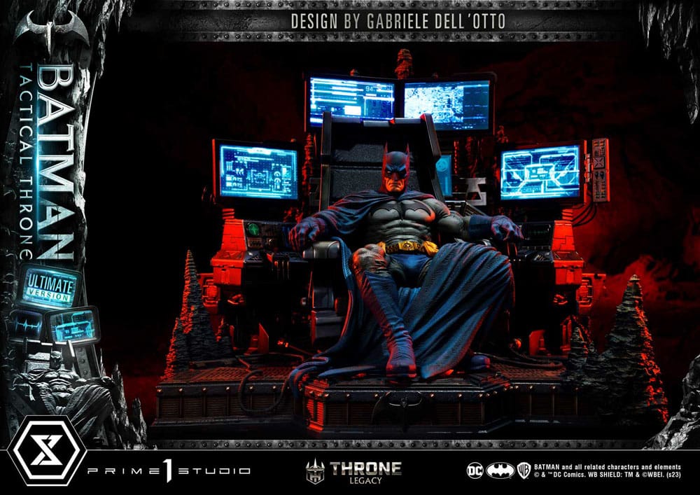 DC Comics Throne Legacy Collection Statue 1/3 Batman Tactical Throne Ultimate Version 57 cm P054372