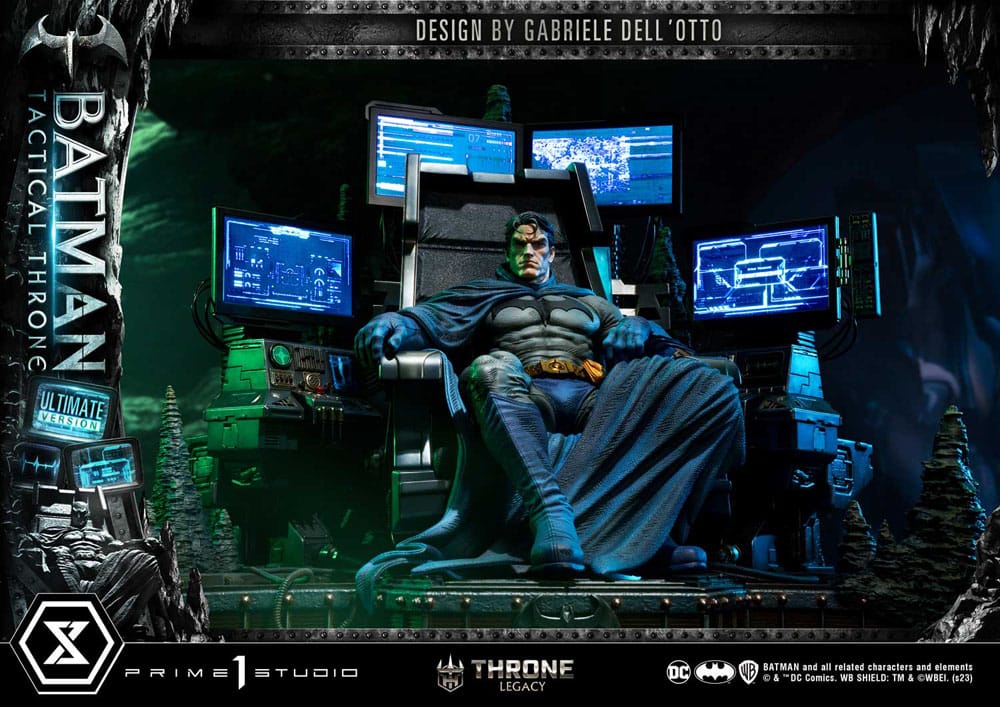DC Comics Throne Legacy Collection Statue 1/3 Batman Tactical Throne Ultimate Version 57 cm P054372
