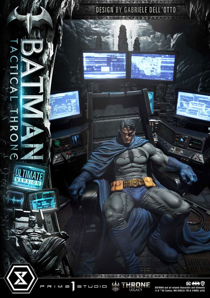 DC Comics Throne Legacy Collection Statue 1/3 Batman Tactical Throne Ultimate Bonus Version 57 cm P054373