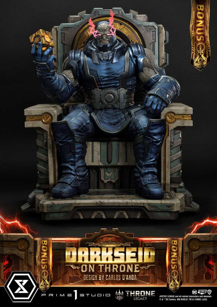 Throne Legacy Series Statue 1/4 Justice League (Comics) Darkseid on Throne Design by Carlos D'Anda Deluxe Bonus Version 65 cm P054377