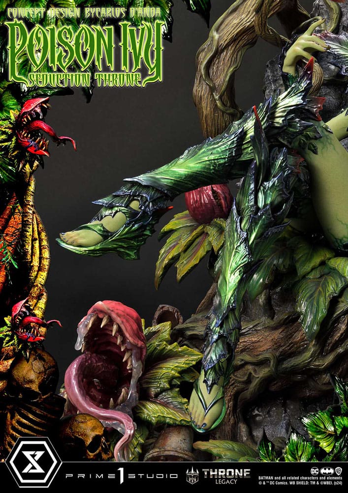 DC Comics Throne Legacy Collection Statue 1/4 Batman Poison Ivy Seduction Throne Deluxe Bonus Version 55 cm P054380