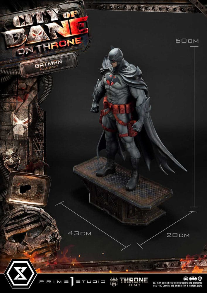 DC Comics Throne Legacy Collection Statue Statue 1/4 Flashpoint Batman 60 cm P054382