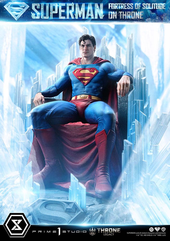 DC Comics Throne Legacy Collection Statue Statue 1/4 Superman Fortress of Solitude on Throne (Design by Gabriele Dell'Otto) 52 cm P054385