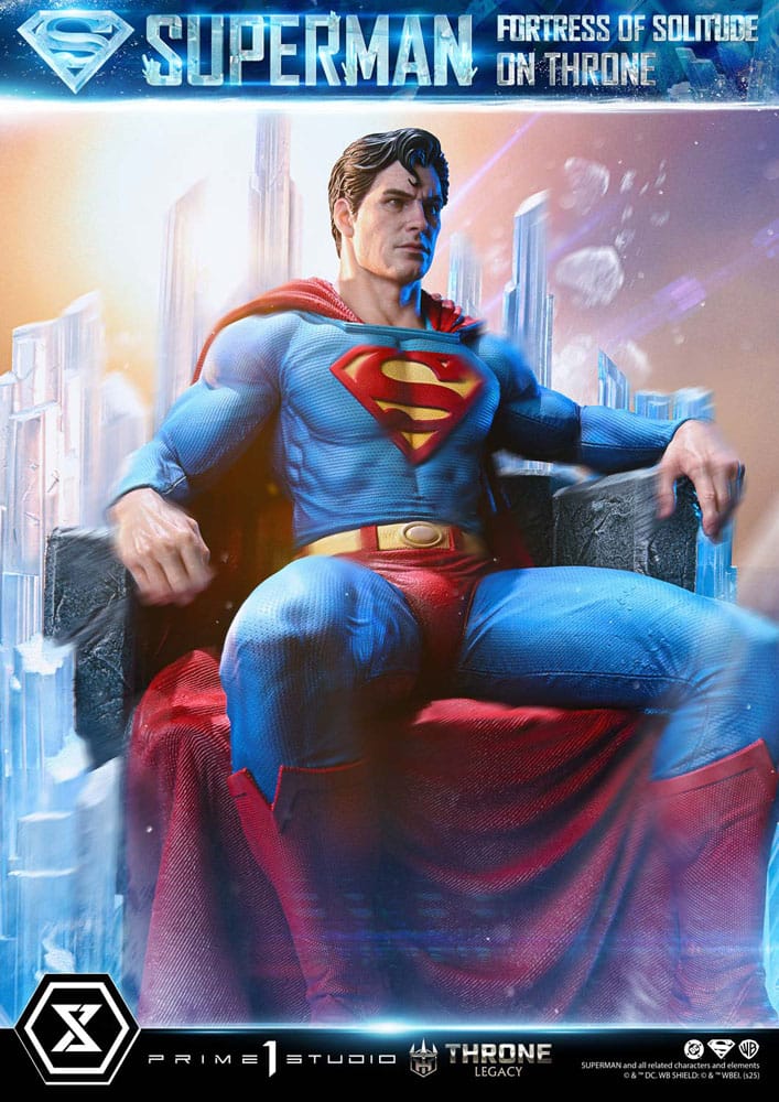 DC Comics Throne Legacy Collection Statue Statue 1/4 Superman Fortress of Solitude on Throne (Design by Gabriele Dell'Otto) 52 cm P054385
