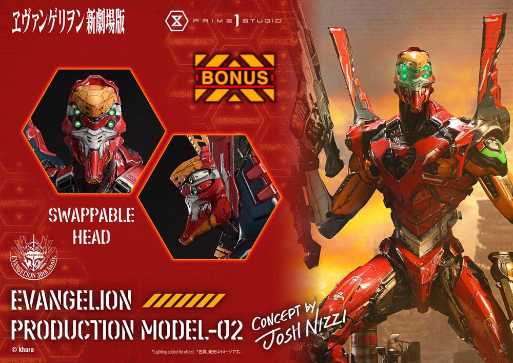Rebuild of Evangelion Ultimate Diorama Masterline Series Statue Evangelion Production Model-02 (Concept By Josh Nizzi) Deluxe Bonus Version 73 cm P054394