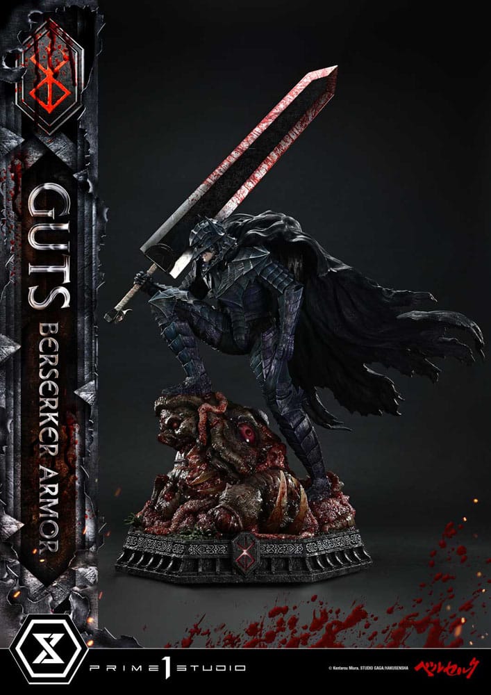 Berserk Ultimate Premium Masterline Series Statue 1/4 Guts, Berserker Armor Grunbeld vs. Guts 94 cm P054418