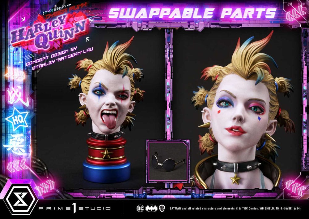 Batman Ultimate Premium Masterline Series Statue Cyberpunk Harley Quinn 60 cm P054432