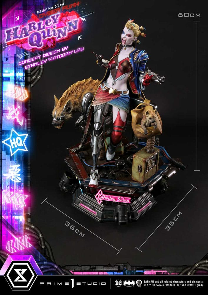 Batman Ultimate Premium Masterline Series Statue Cyberpunk Harley Quinn 60 cm P054432