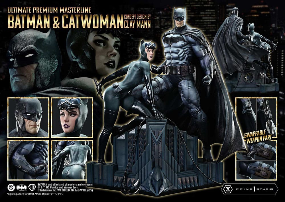 DC Comics Ultimate Premium Masterline Series Statue 1/4 Batman & Catwoman (Concept Design by Clay Mann) 56 cm P068392