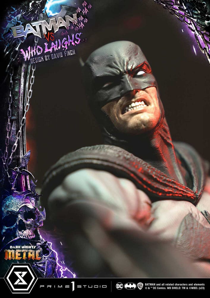 Dark Nights: Metal Ultimate Premium Masterline Series Statue 1/4 Batman VS Batman Who Laughs 67 cm P054445