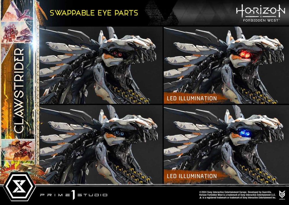 Horizon Forbidden West Ultimate Premium Masterline Series Statue 1/4 Clawstrider Bonus Version 68 cm P054476