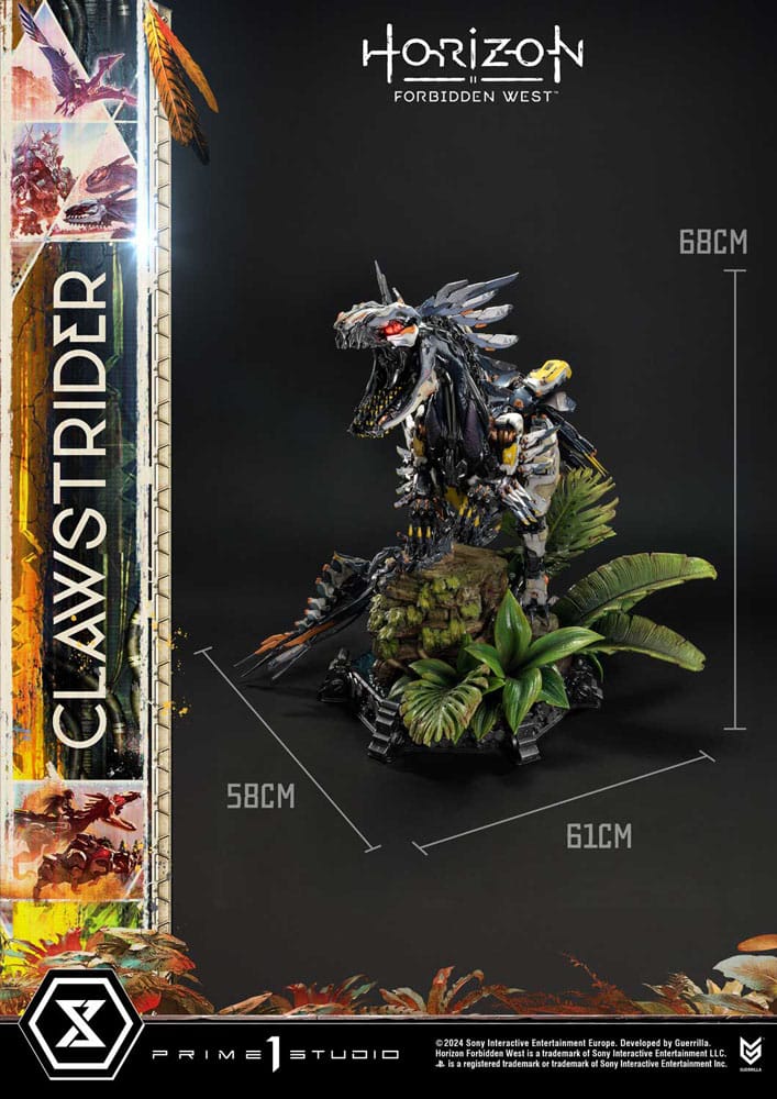 Horizon Forbidden West Ultimate Premium Masterline Series Statue 1/4 Clawstrider Bonus Version 68 cm P054476