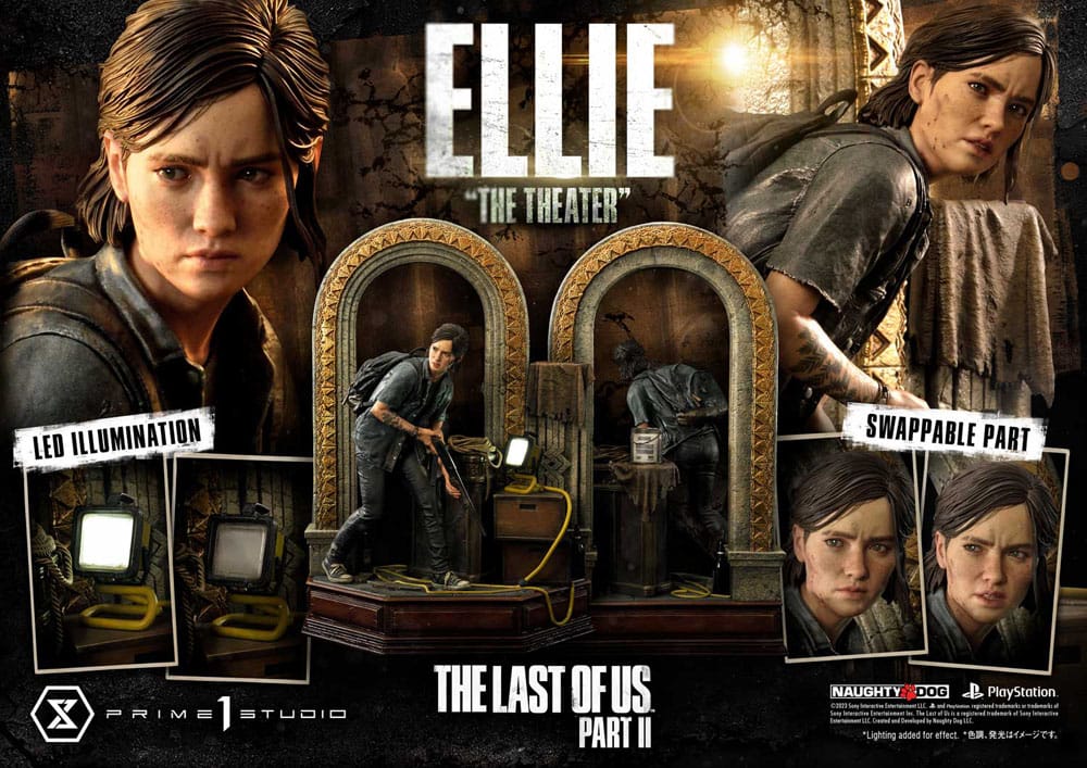The Last of Us Part II Ultimate Premium Masterline Series Statue 1/4 Ellie "The Theater" Bonus Version 58 cm P054495